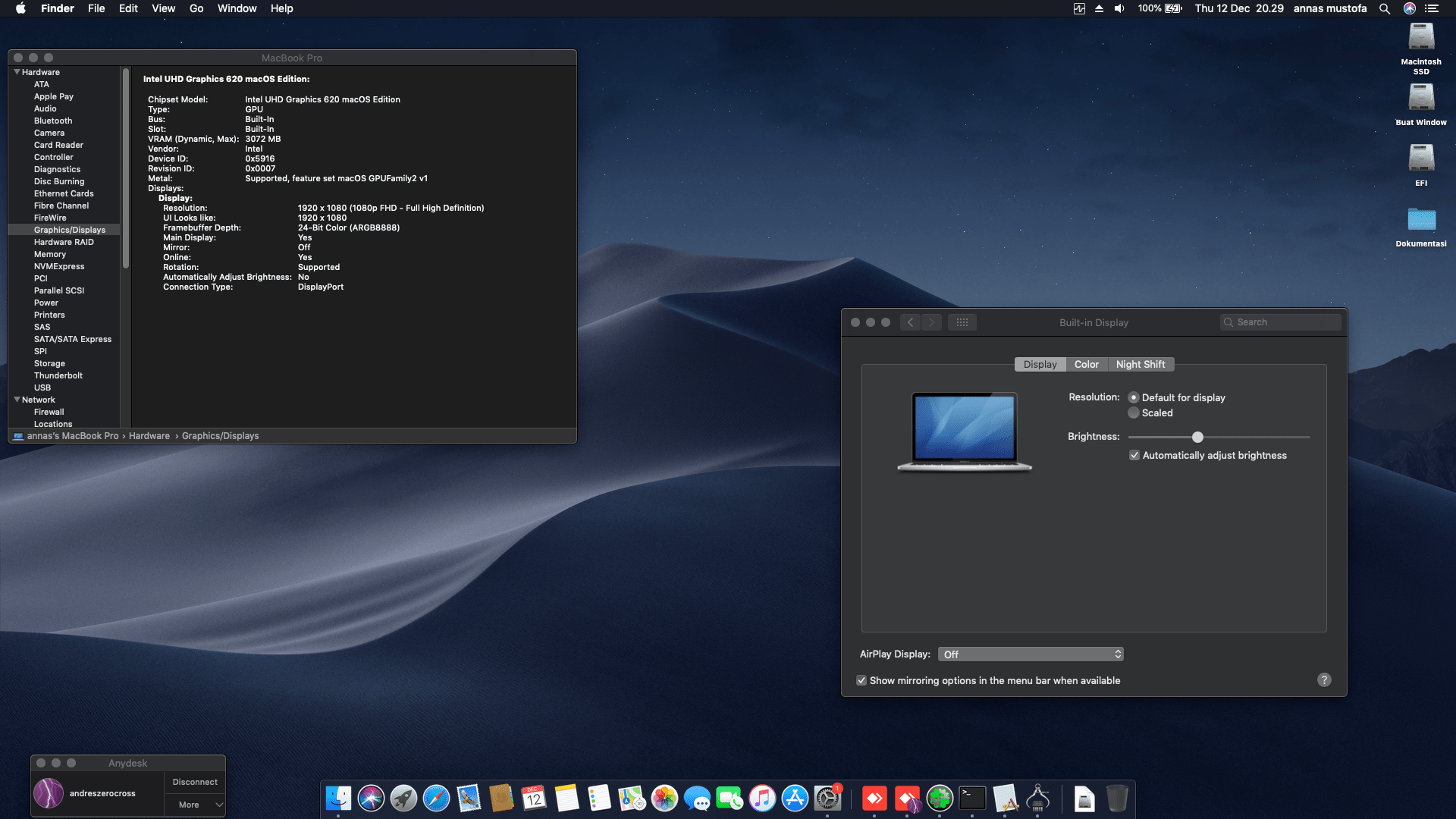 Asus ZenBook UX430UN GV001T KabyLake R [Intel UHD 620 + I2C] 6